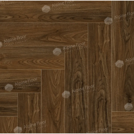 Кварц-виниловая плитка Alpinefloor NUT Орех Кенари 