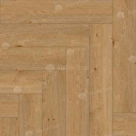 Кварц-виниловая плитка Alpinefloor Parquet Light Дуб Хатиса 