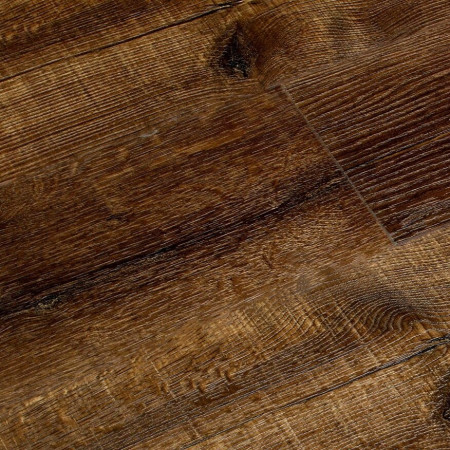 Кварц-виниловая плитка Alpinefloor Real Wood Дуб Mokka синхронное тиснение 